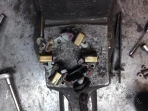 Замена бендикса, втулок и щеточного узла на стартере Вольво 850